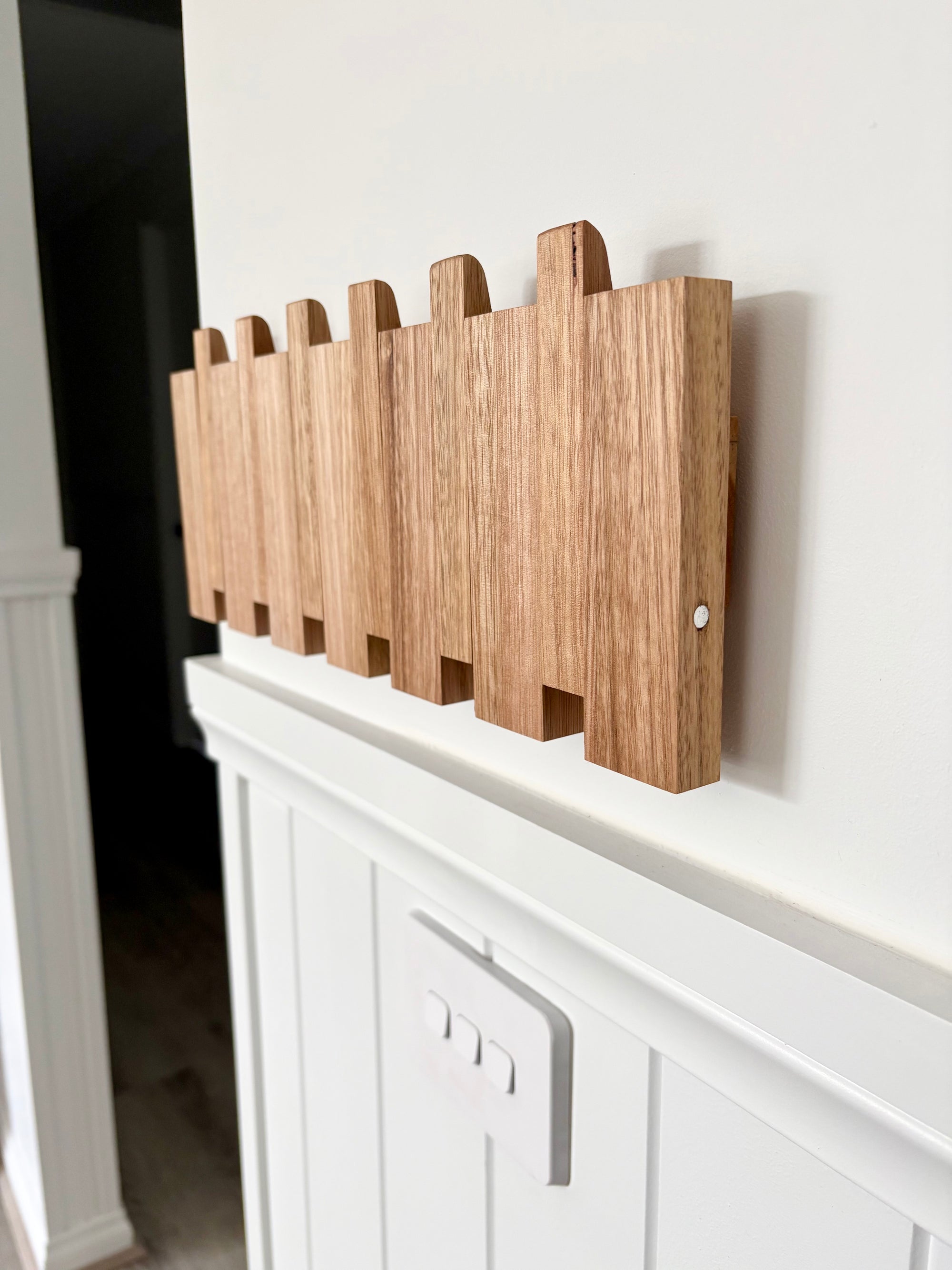 Tamanian Oak Piano Coat Rack