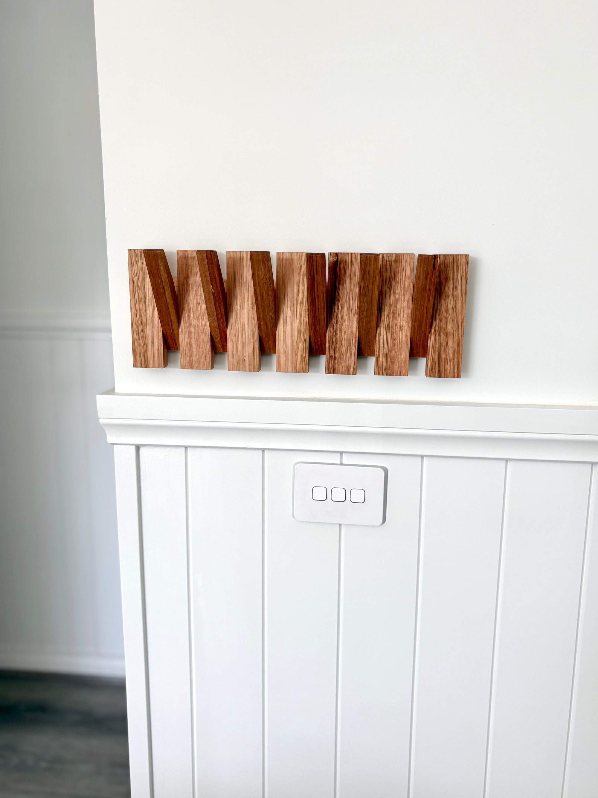 Tamanian Oak Piano Coat Rack