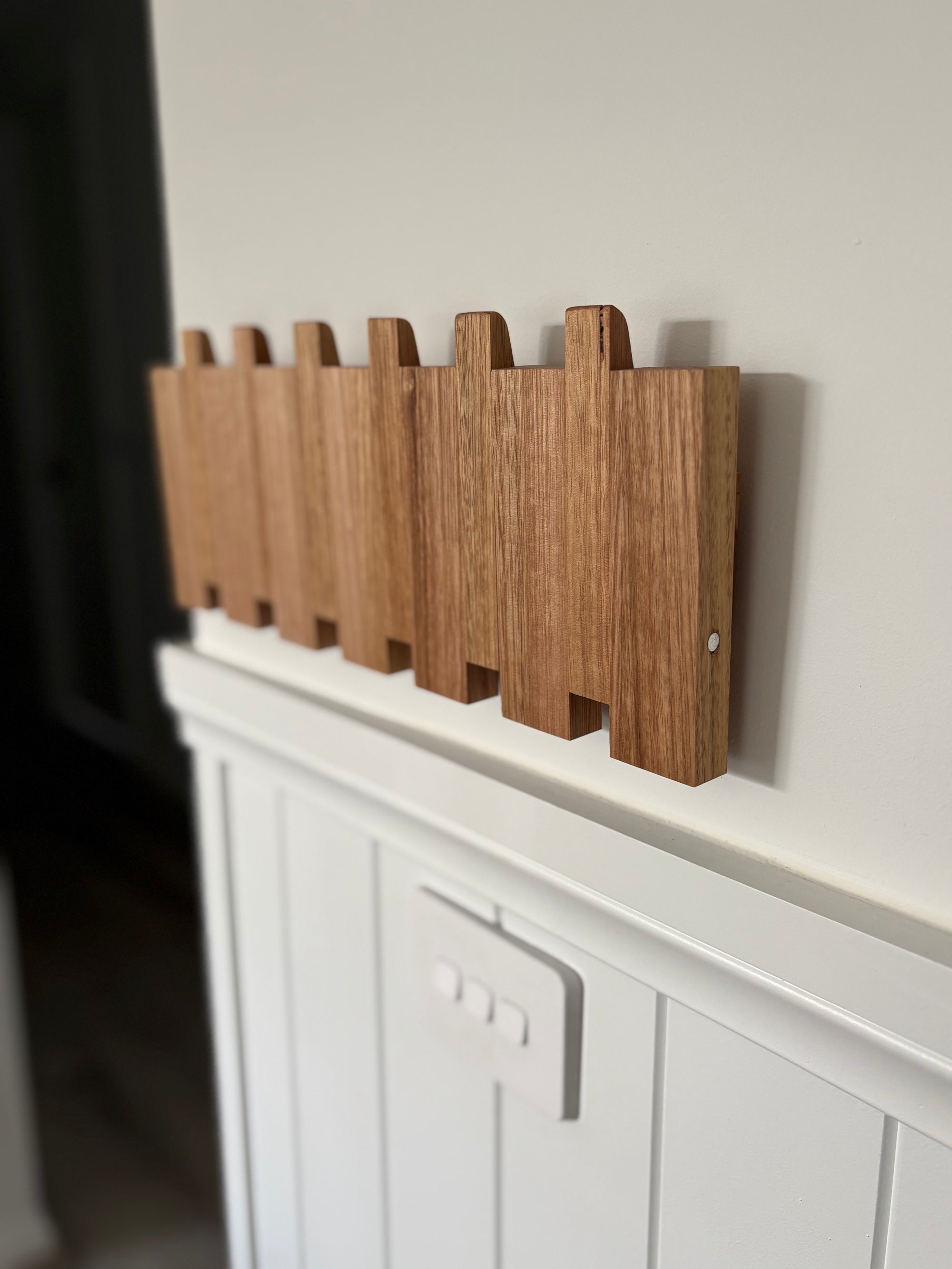 Tamanian Oak Piano Coat Rack