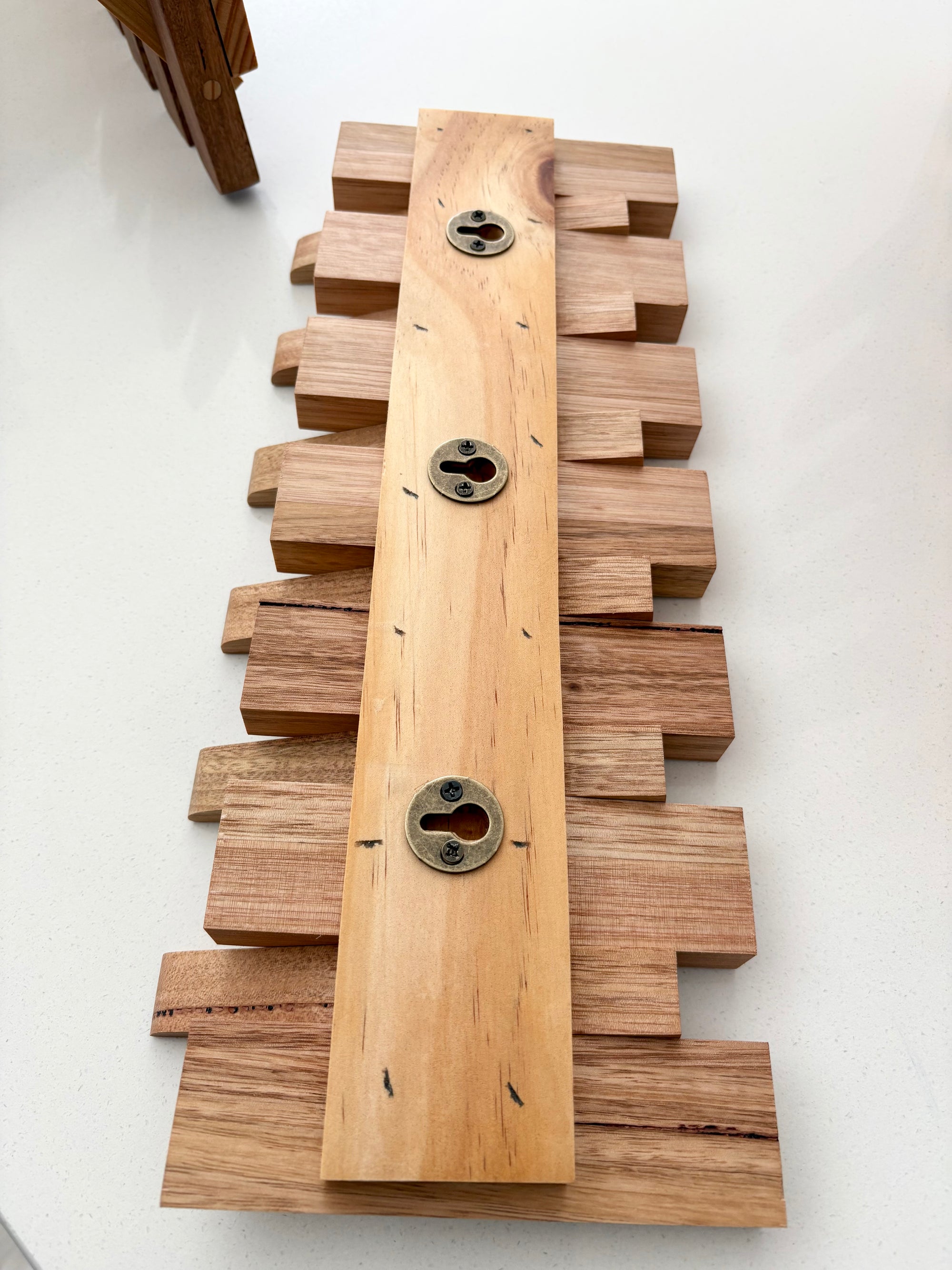 Tamanian Oak Piano Coat Rack