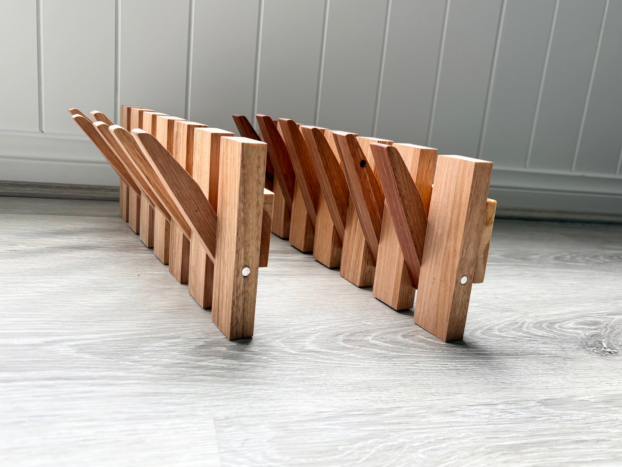 Tamanian Oak Piano Coat Rack