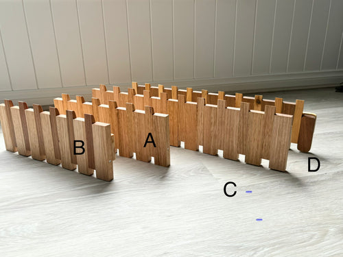 Tamanian Oak Piano Coat Rack